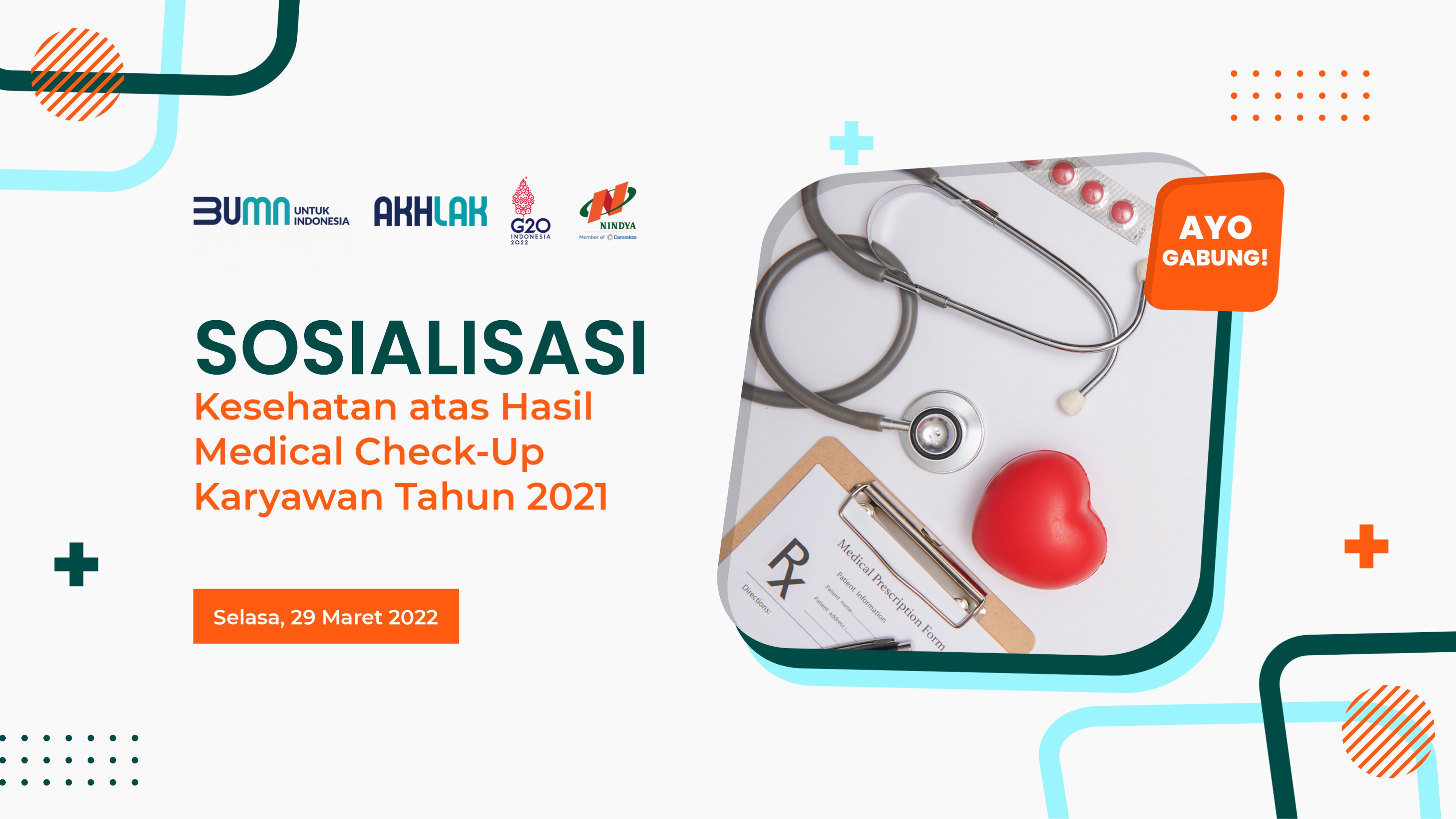 Sosialisasi Kesehatan atas Hasil MCU Karyawan 2021